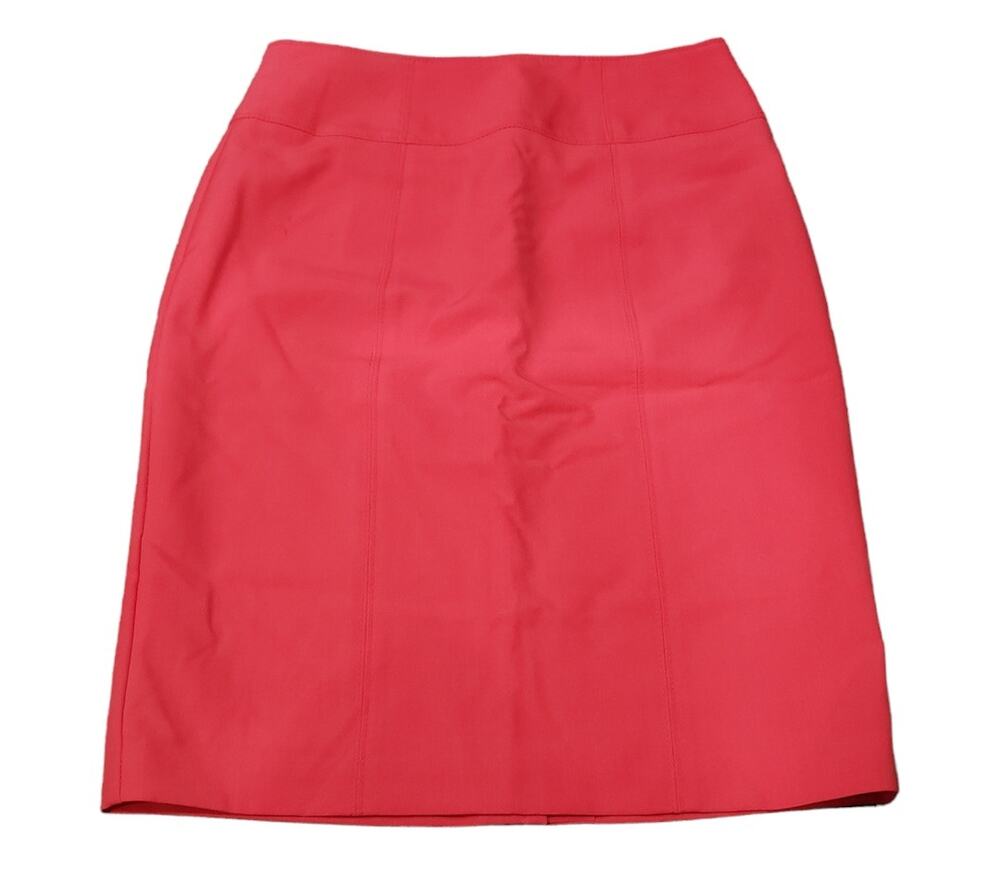 Worthington Pink Coral Straight Pencil Knee High Dress Skirt | Size 4